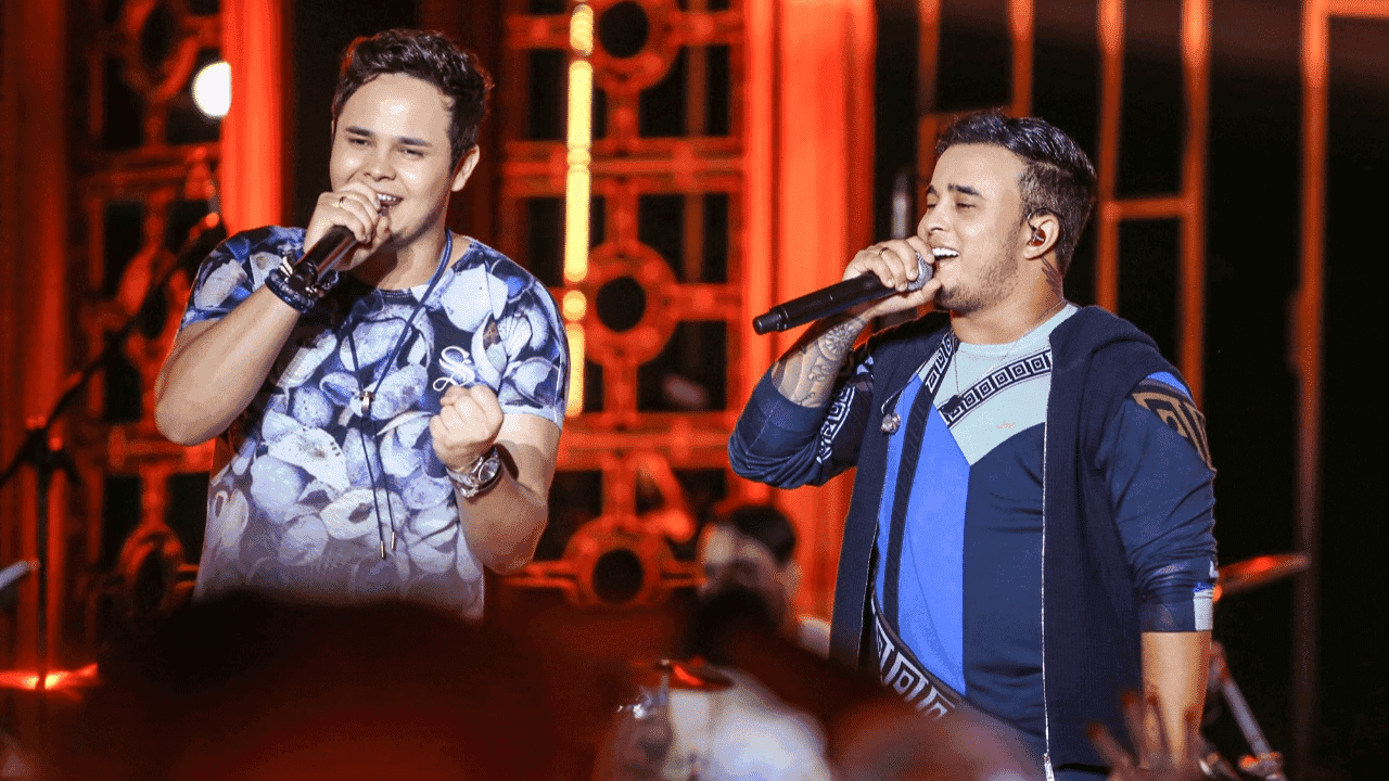 Matheus e Kauan gravam terceira parceria com Jorge e Mateus
