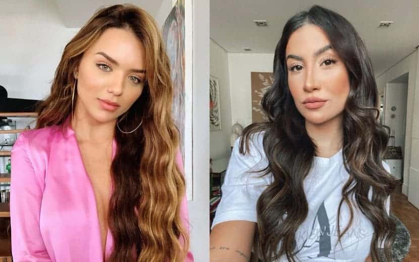 Bianca Andrade e Rafa Kalimann tiram foto juntas, após desentendimentos no BBB