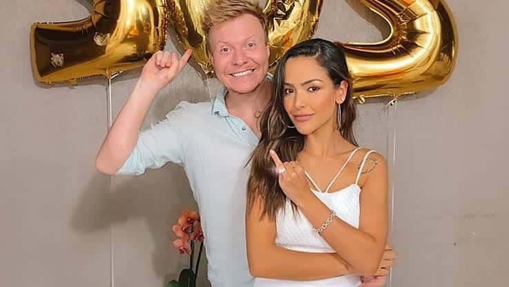 Gabi Luthai comemora votos de casamento com Teo Teló, após boatos de crise