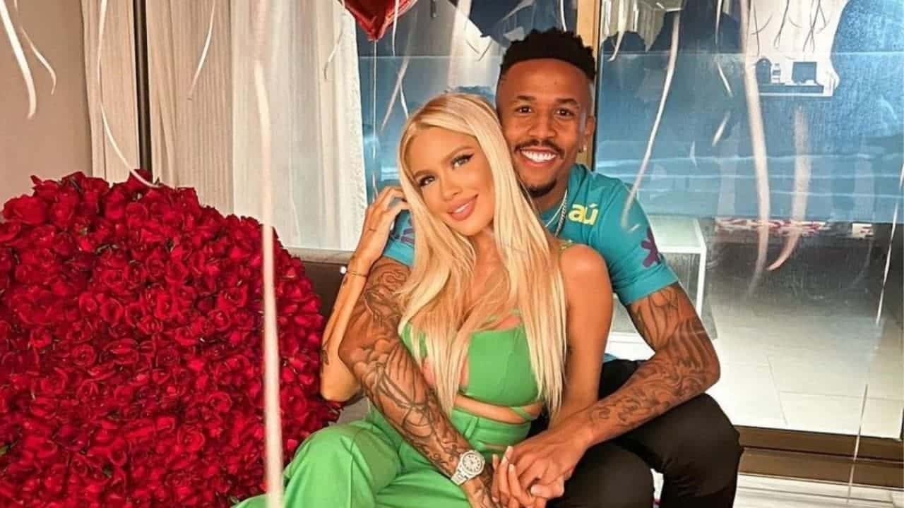 Voltaram? Karoline Lima revela motivo de estar na casa do ex, Éder Militão