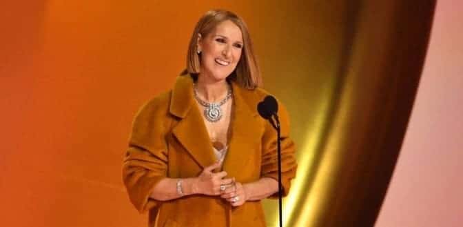 Diagnosticada com síndrome rara, Céline Dion aparece de surpresa no Grammy