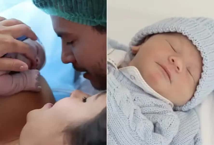 Nasce o filho de Arthur Aguiar e Jheny Santucci: “Um dos maiores sonhos”