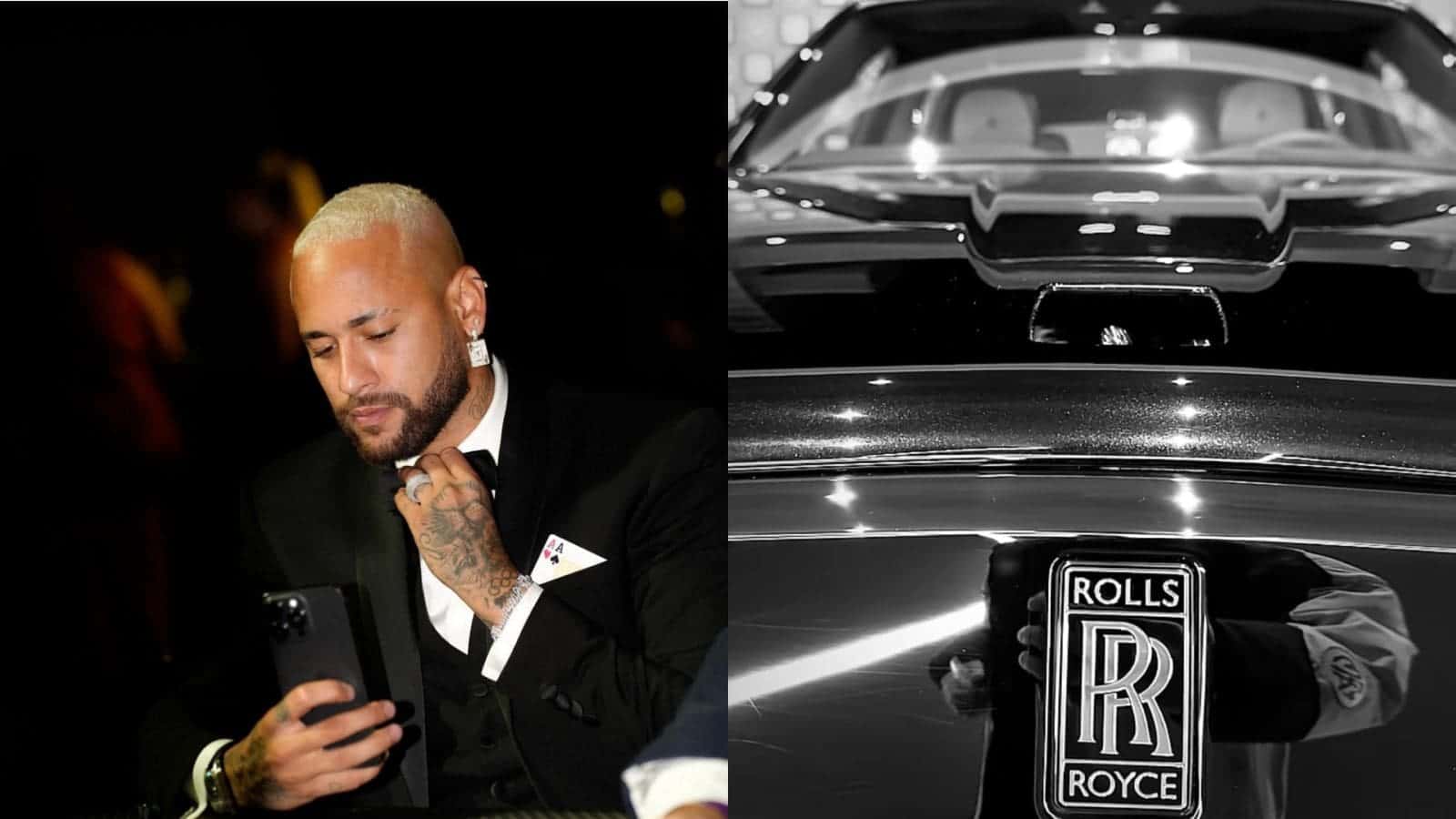 Puro luxo! Neymar adquire Rolls-Royce e afirma: “Novo filho”