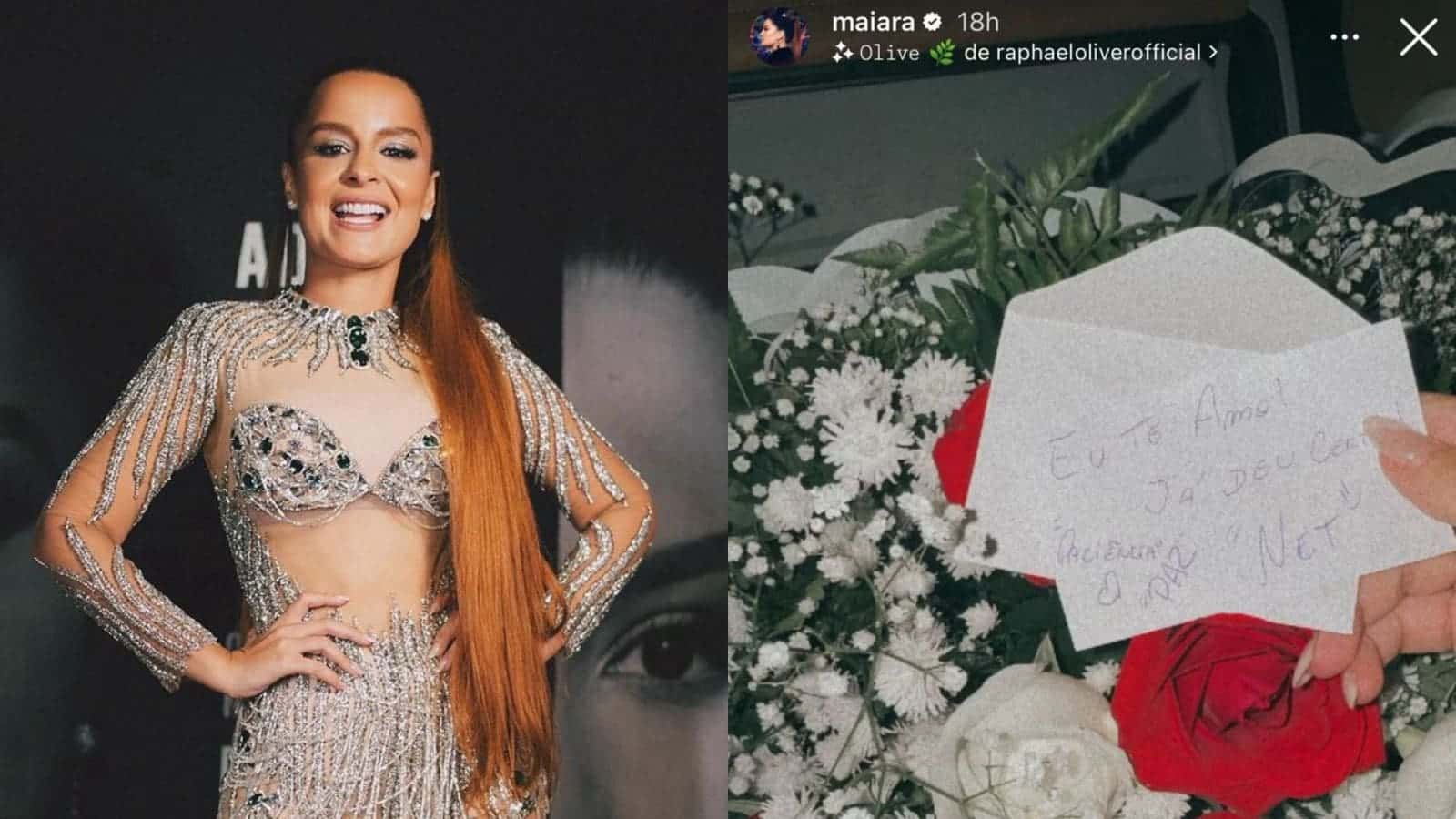 Maiara reforça rumores sobre reconciliação com o ex Matheus Gabriel