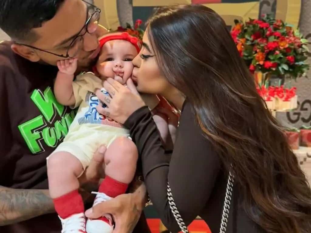 MC Mirella faz mesversário da filha com tema de grife de luxo