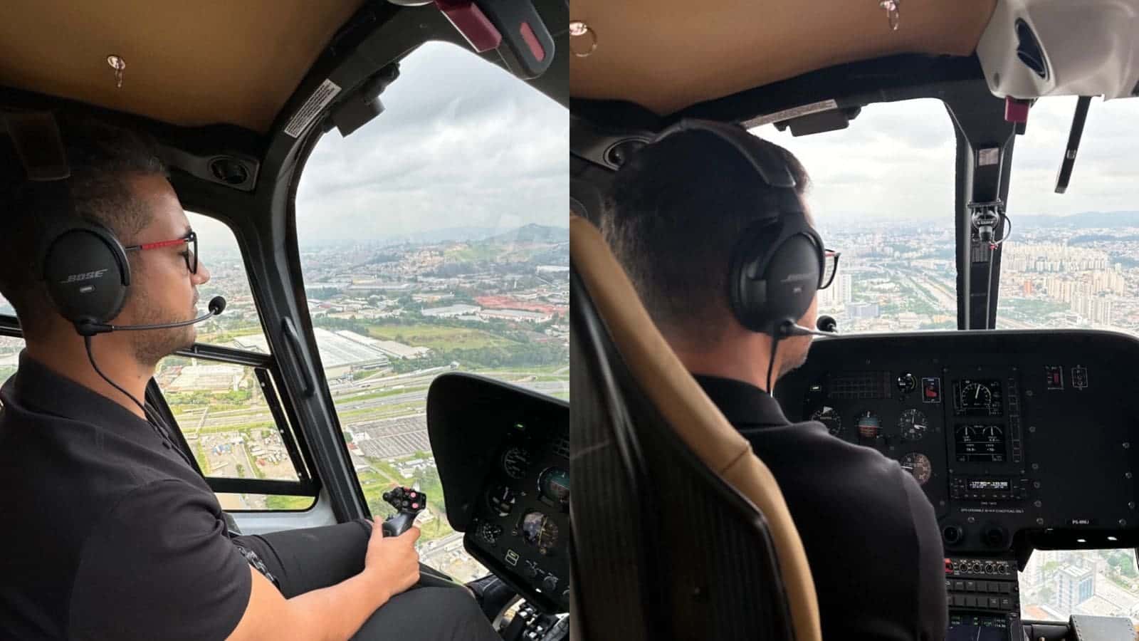 Sertanejo Juliano adquire helicóptero próprio