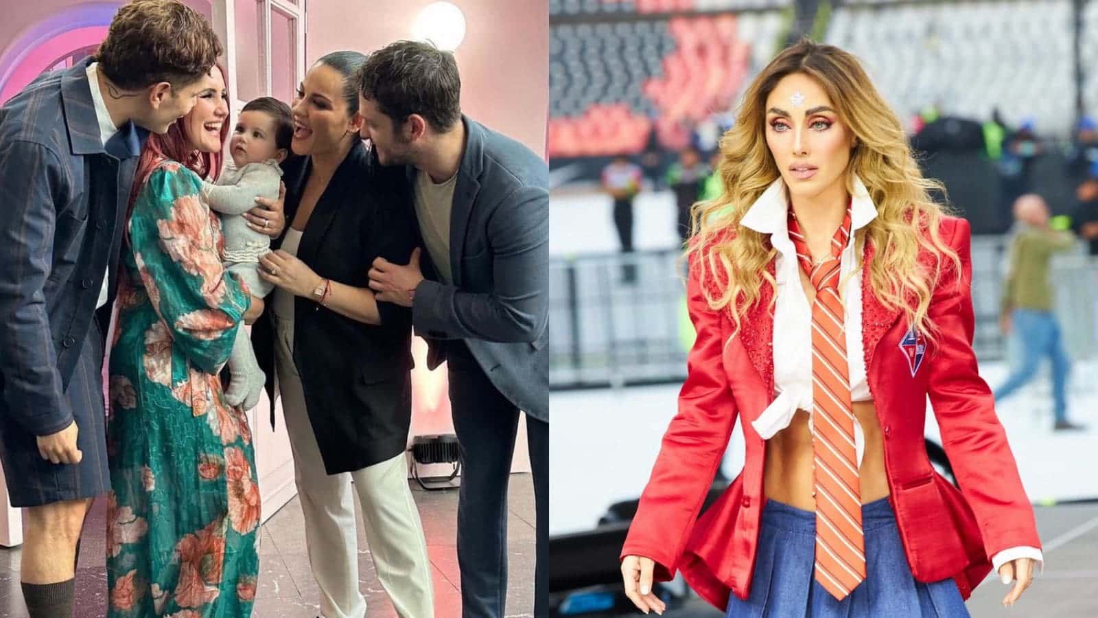 Em meio a rumores de crise, integrantes do RBD se reúnem em batizado da filha de Maite Perroni