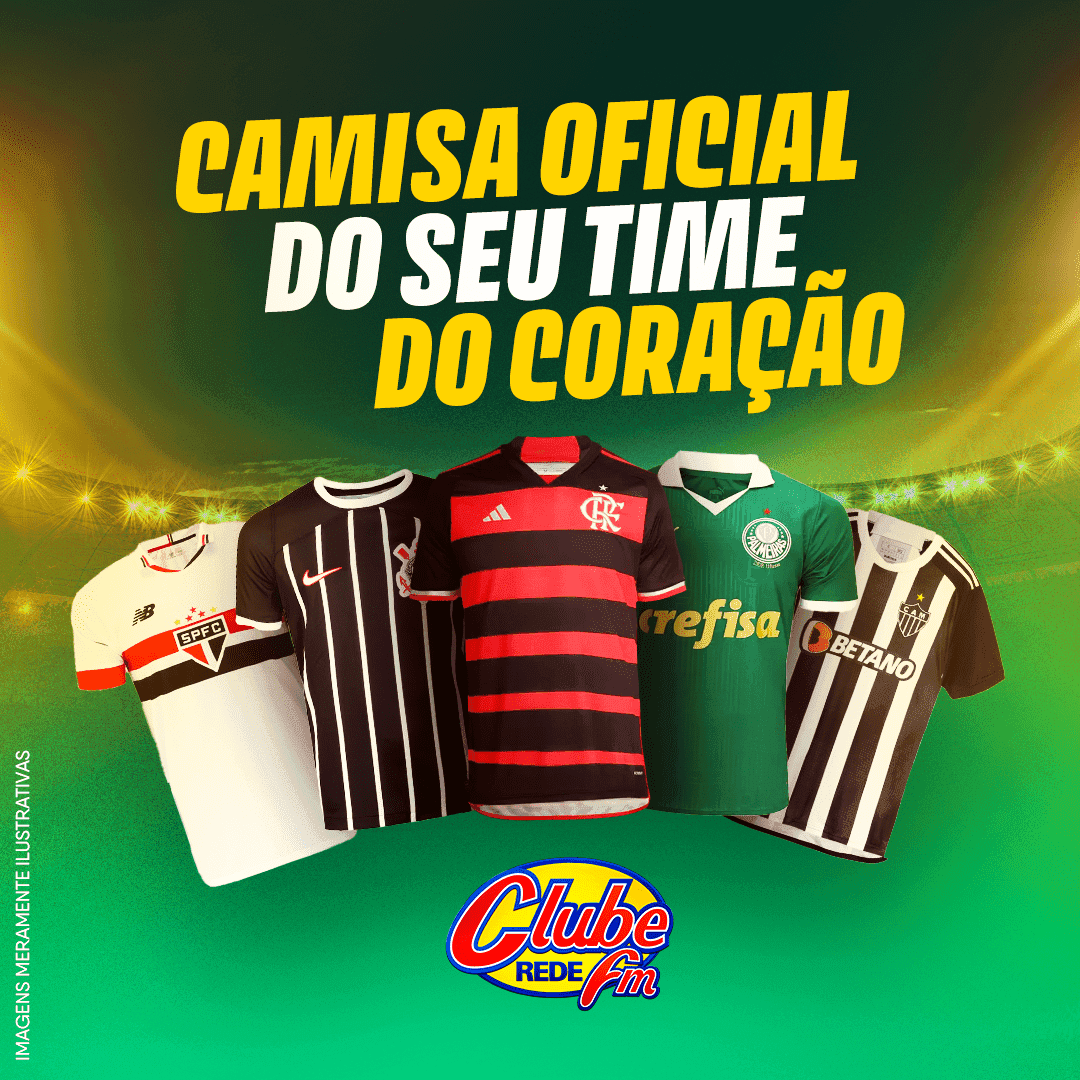 Camisas Oficiais do seu time do Coração com a Clube