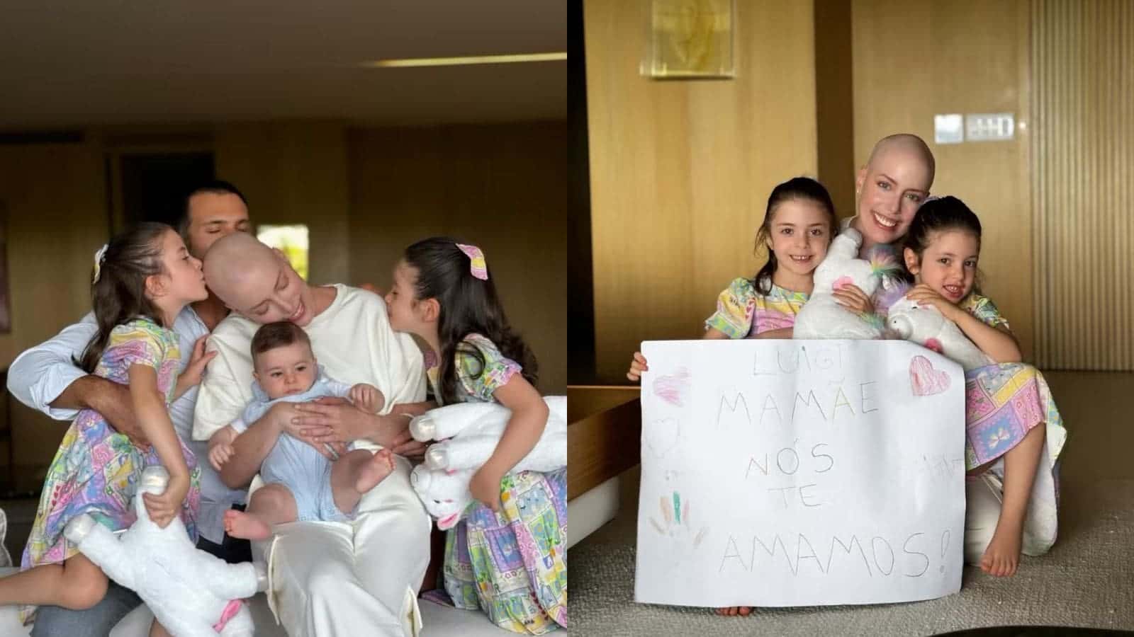 Fabiana Justus recebe alta após transplante de medula: “Em casa”