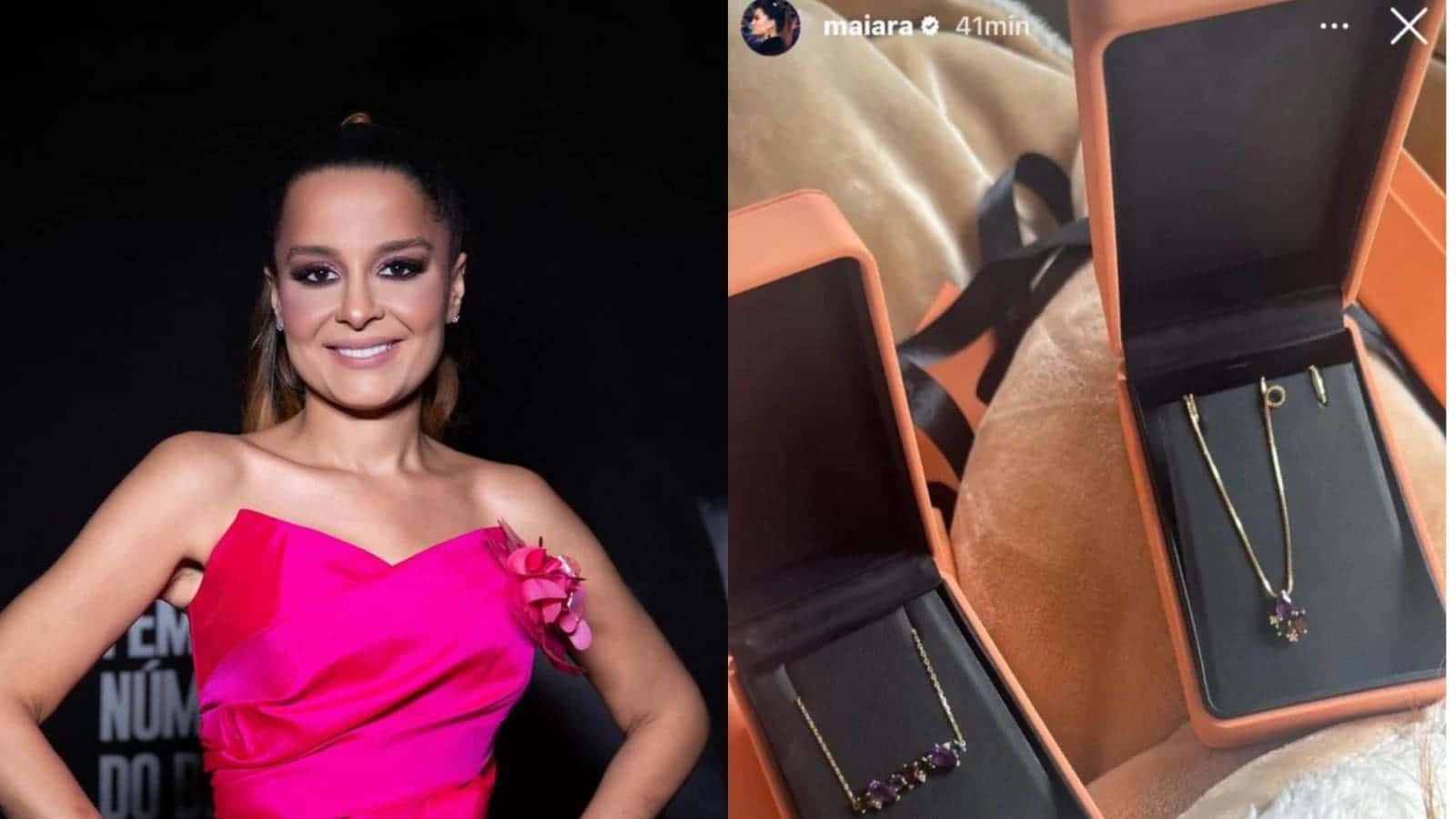 Maiara recebe joias de luxo de admirador secreto 
