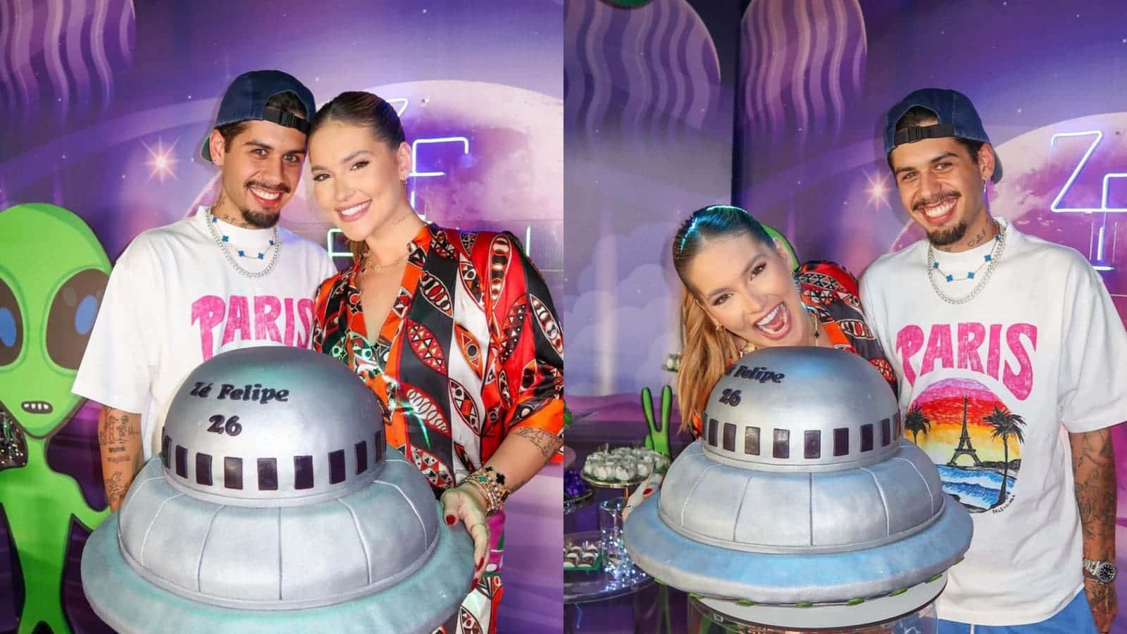 Virginia presenteia Zé Felipe com 26 presentes de aniversário