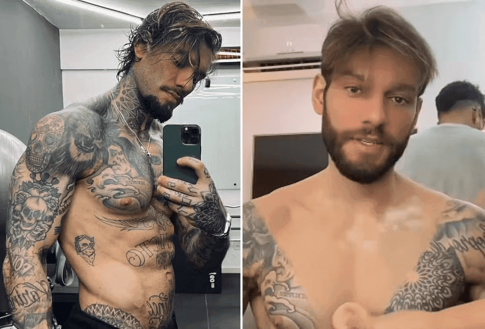 Lucas Lucco fala sobre bastidores do filme “Rodeio Rock” e mostra como “apagou” tatuagens