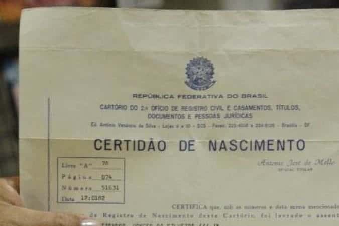 Cartórios do DF emitirão certidões de nascimento gratuitas na próxima semana