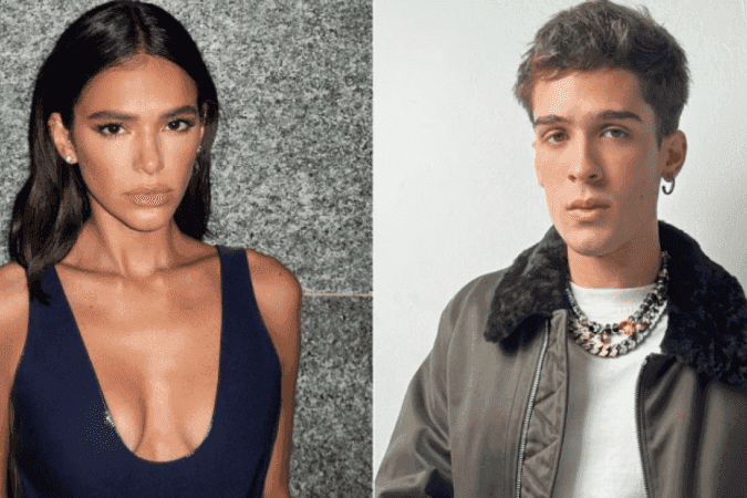 João Guilherme mostra que romance com Marquezine está sério