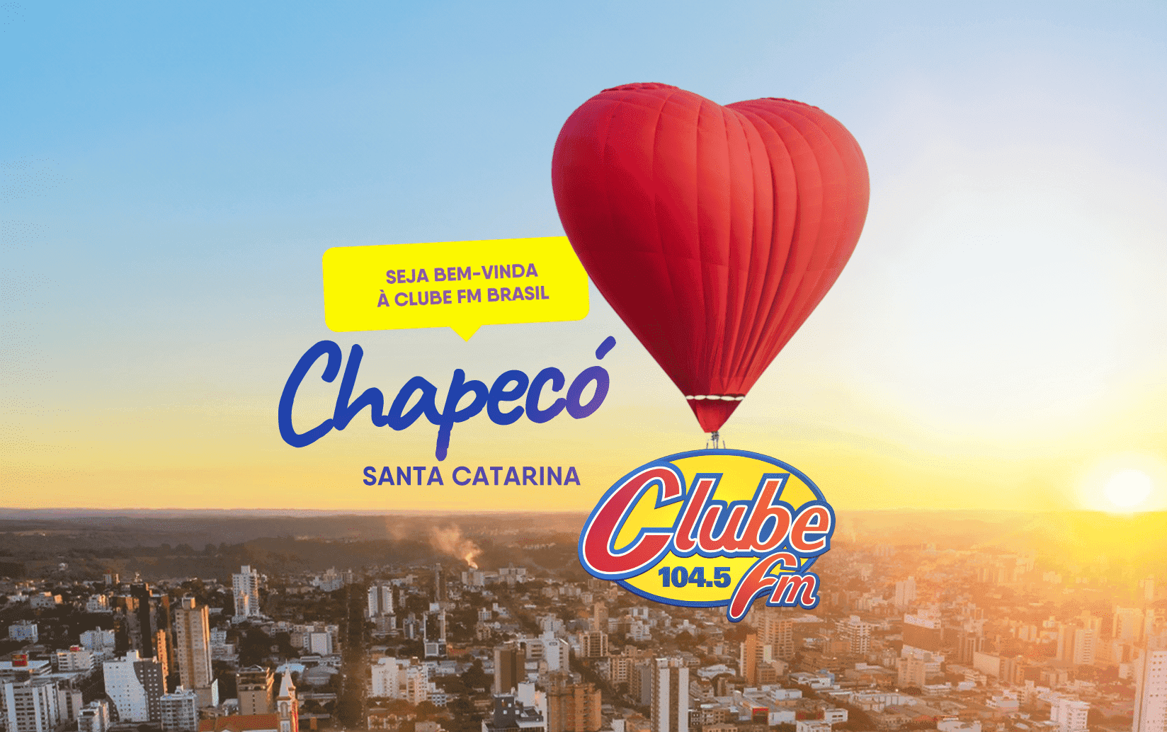 Rede Clube FM Brasil chega em Chapecó (SC) e cresce no sul do país