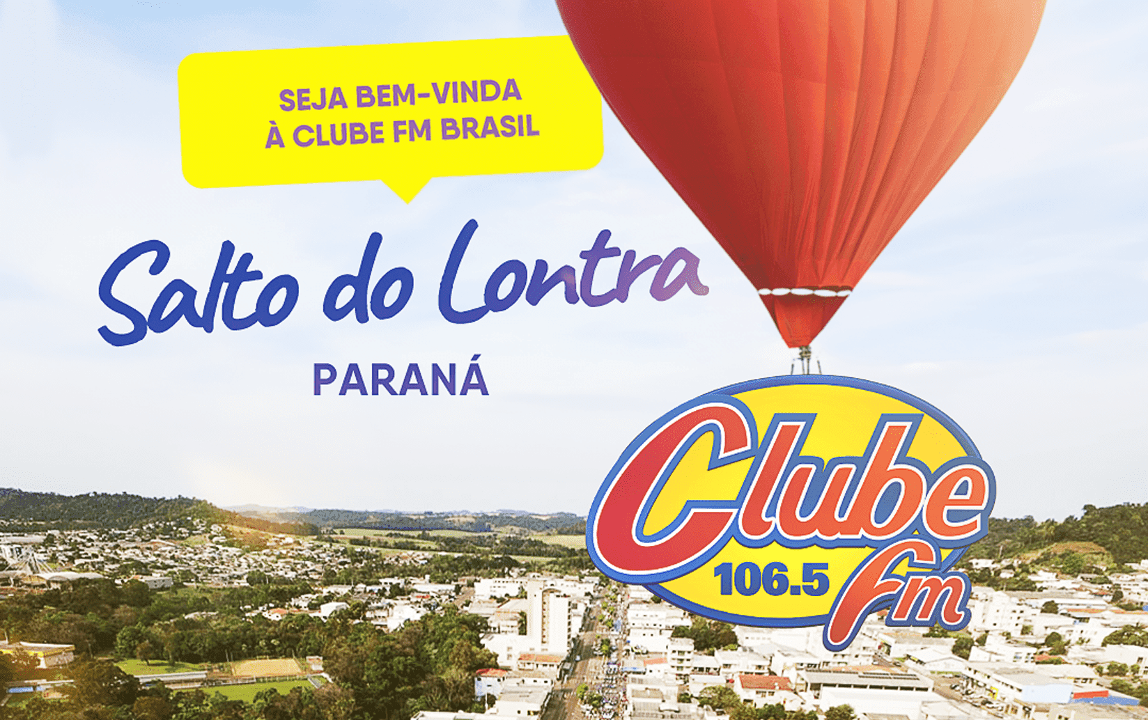 Rede Clube FM Brasil estreia em Salto do Lontra (PR)