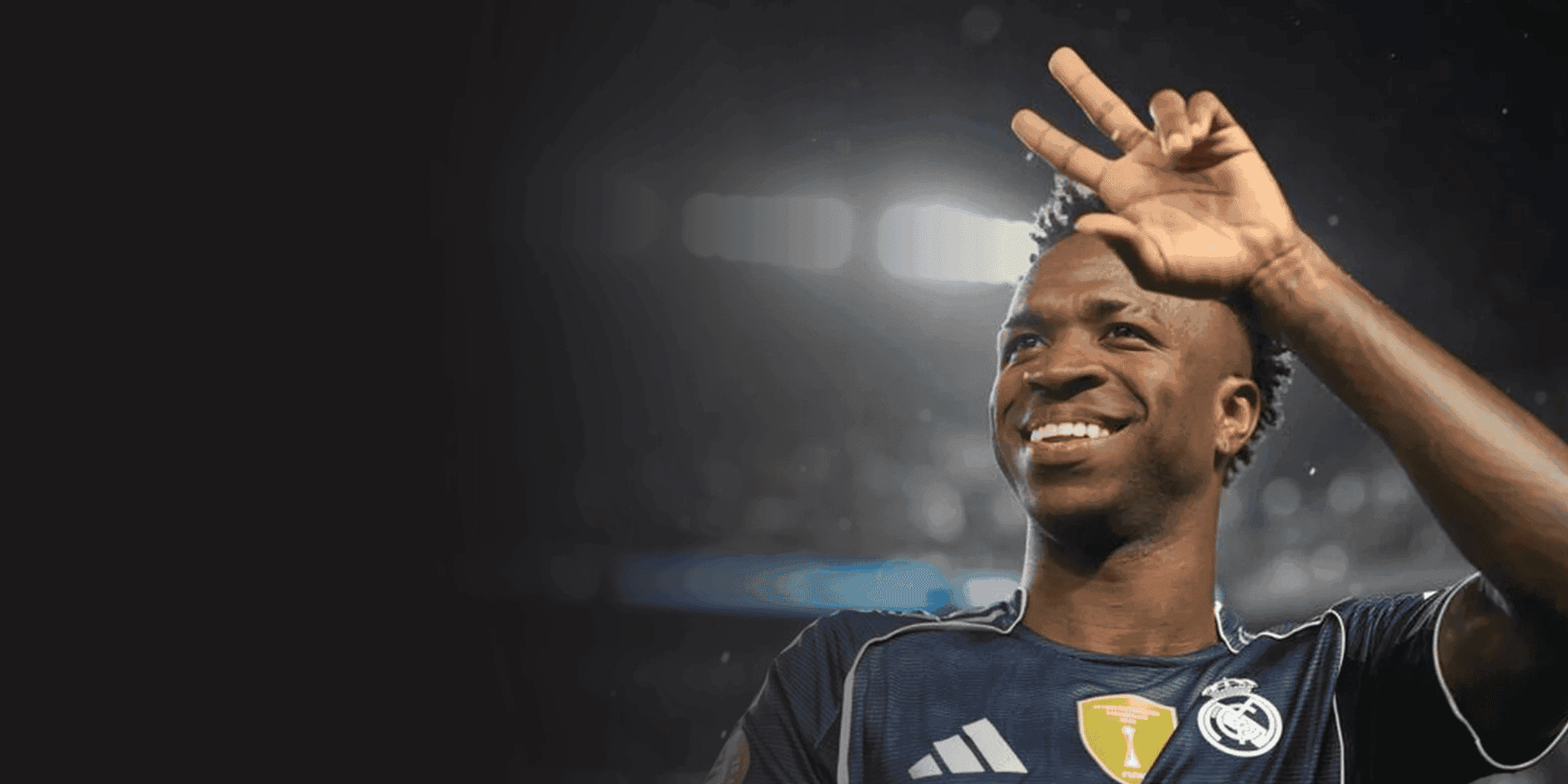 Vini Jr celebra renovação com Real Madrid: “Mais seis anos e para sempre”