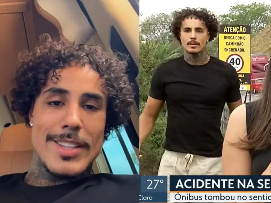 MC Livinho rebate ataques após invadir reportagem ao vivo da Globo sobre acidente