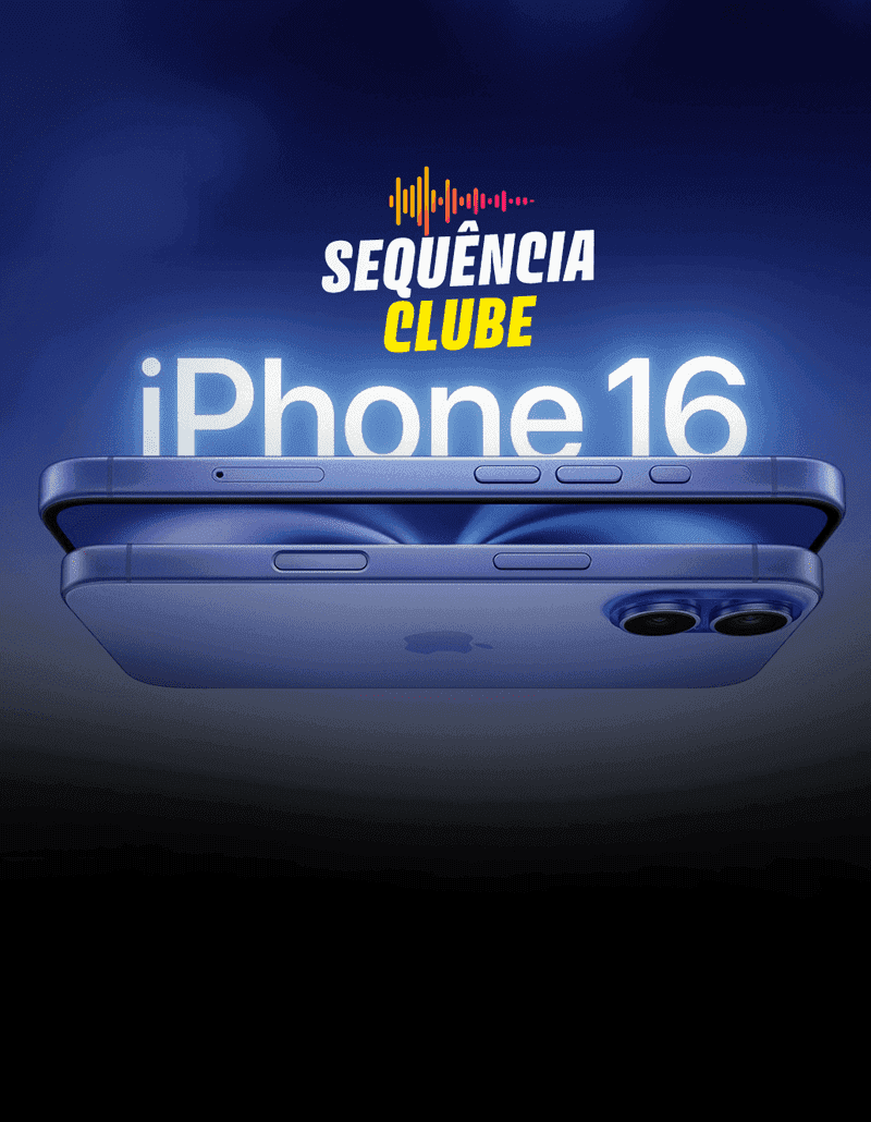 iPhone 16 na nova Sequência Clube