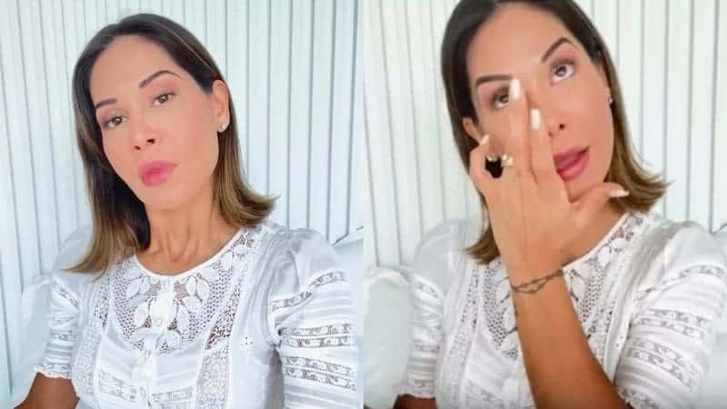 Maíra Cardi chora ao lamentar morte de funcionária