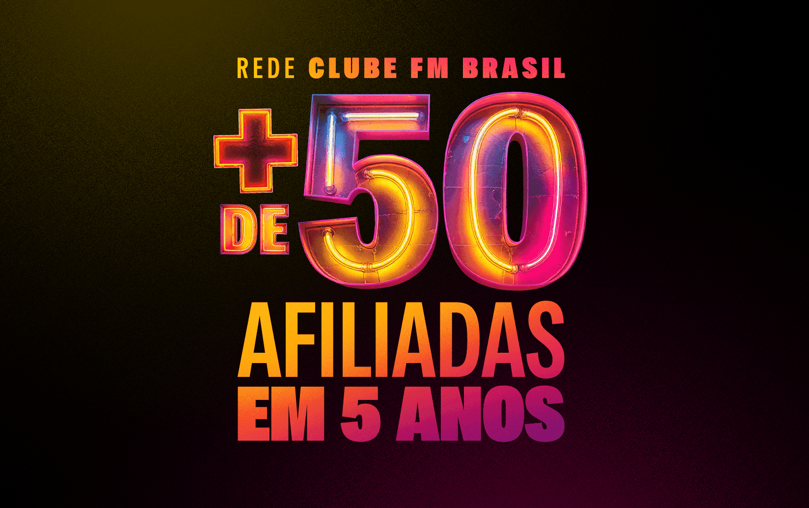 Clube FM lidera crescimento entre redes de rádio no Brasil