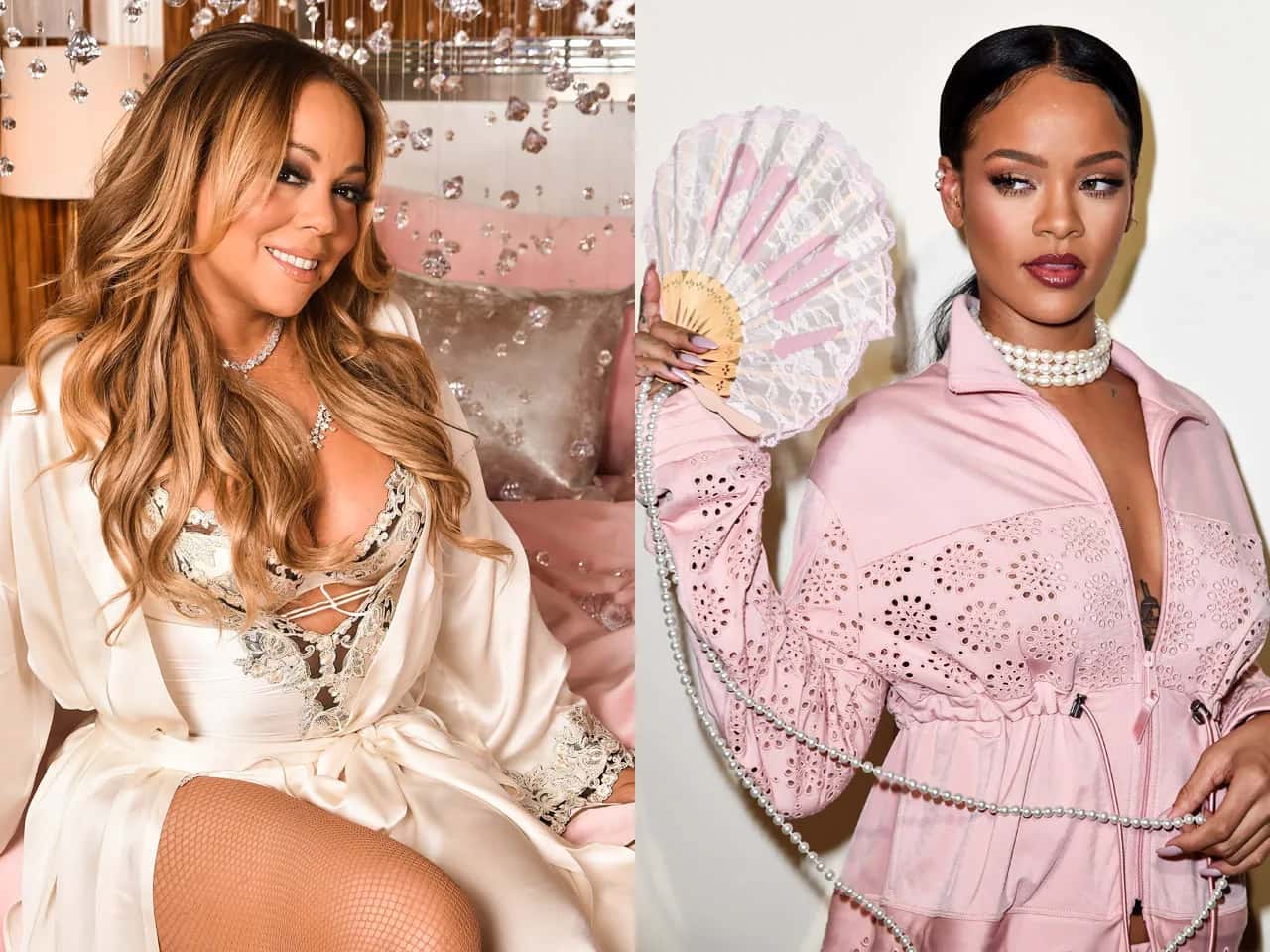 Rihanna vai a show de Mariah Carey e faz pedido inusitado; veja