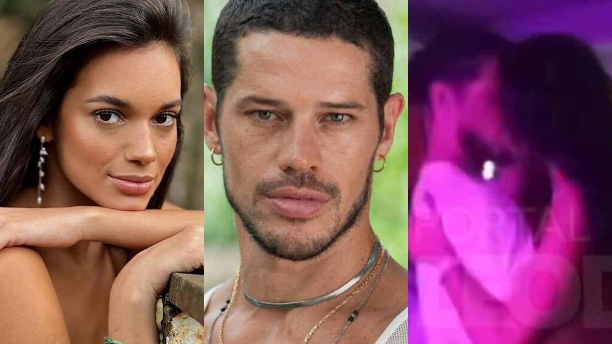 Após Alane negar romance, ex-BBB é flagrada aos beijos com José Loreto