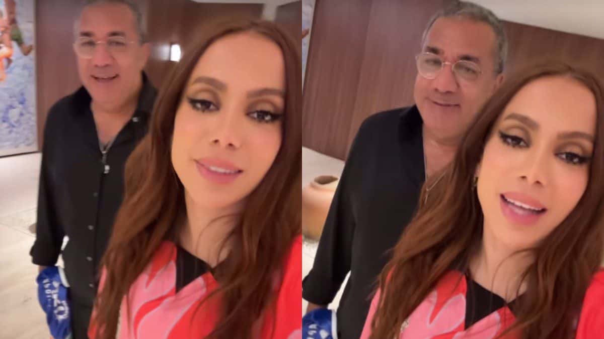 Pai de Anitta acreditou que ficaria confinado no ‘BBB25’