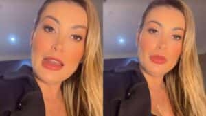 Andressa Urach posa ao lado do ex-marido e faz declaração