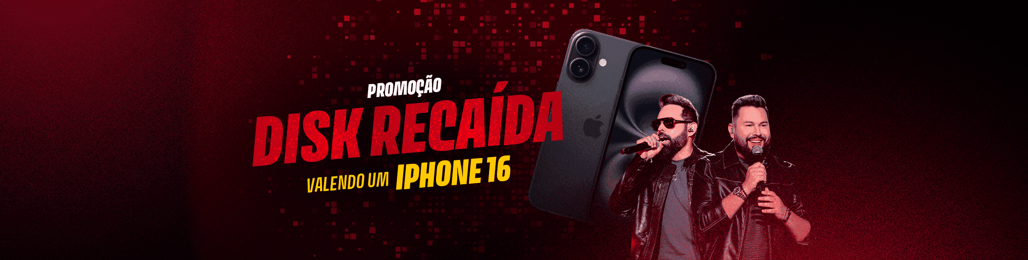 Disk Recaída valendo um iPhone 16