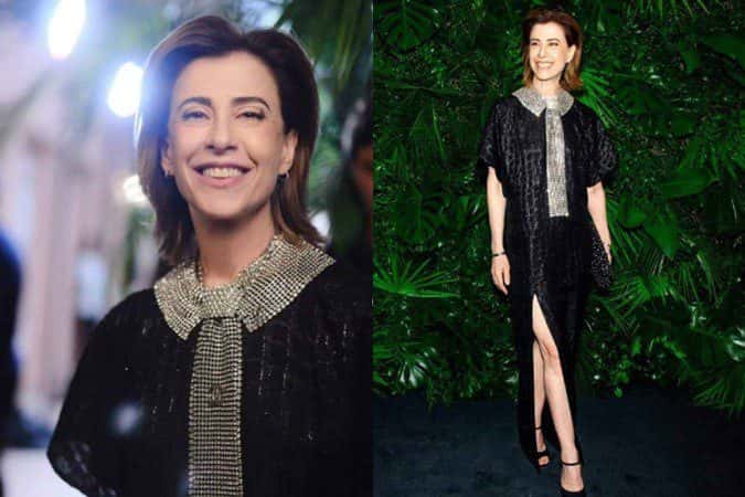 Fernanda Torres participa do jantar pré-Oscar com look da Chanel