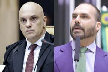 Moraes arquiva pedido de apreensão de passaporte de Eduardo Bolsonaro 