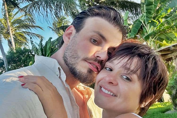 Maiara surge em momento romântico com Mateus Gabriel