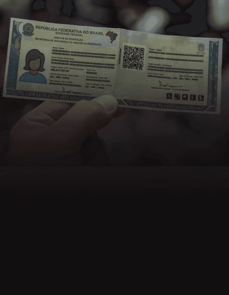 Nova Carteira de Identidade Nacional ultrapassa 55 milhões de emissões
