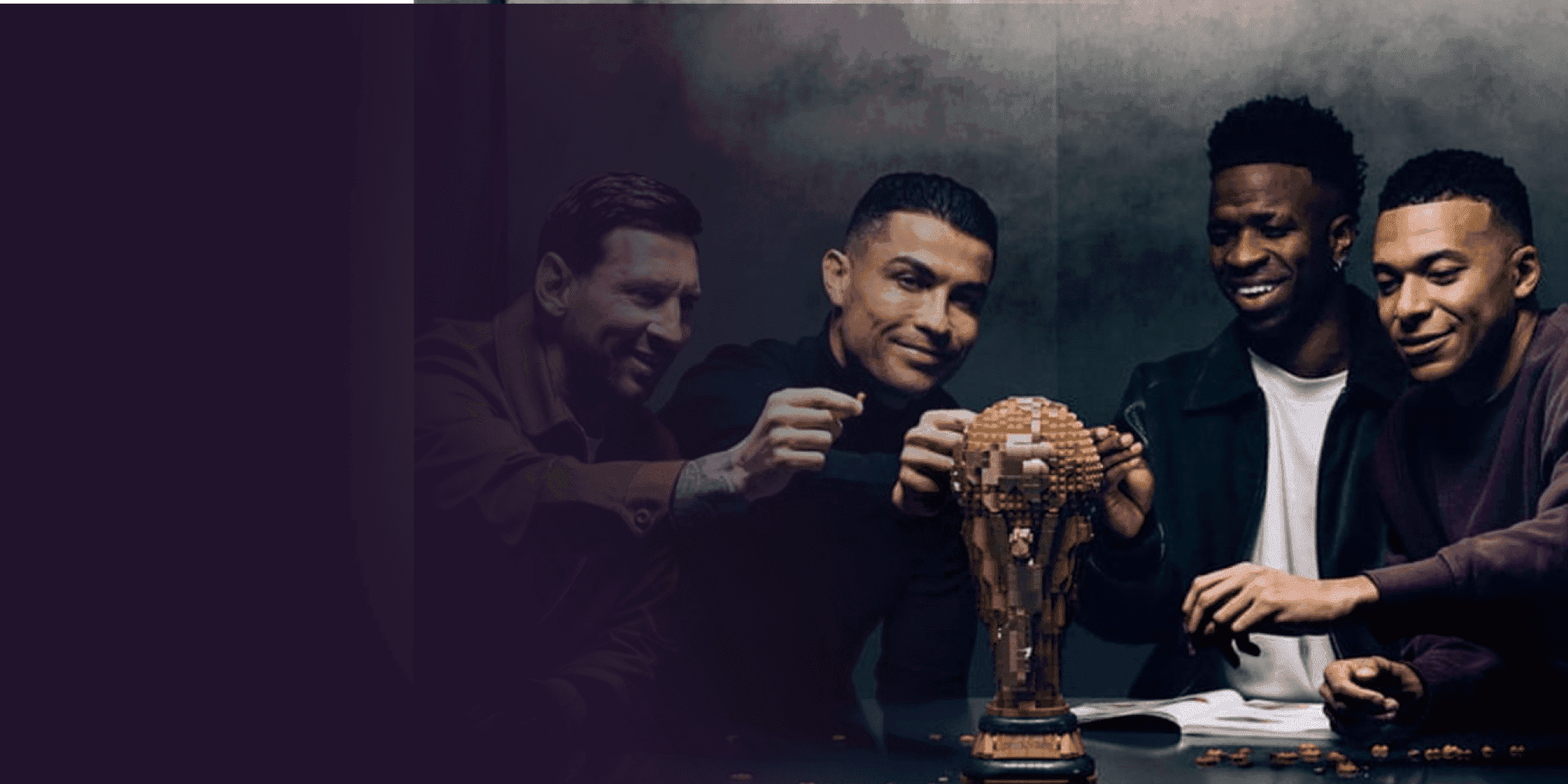 CR7, Mbappé, Messi e Vinícius Júnior disputam a Copa do Mundo em comercial; veja