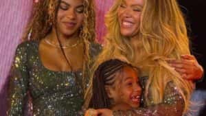 Filha de Beyoncé se empolga em show da cantora e é repreendia por avó