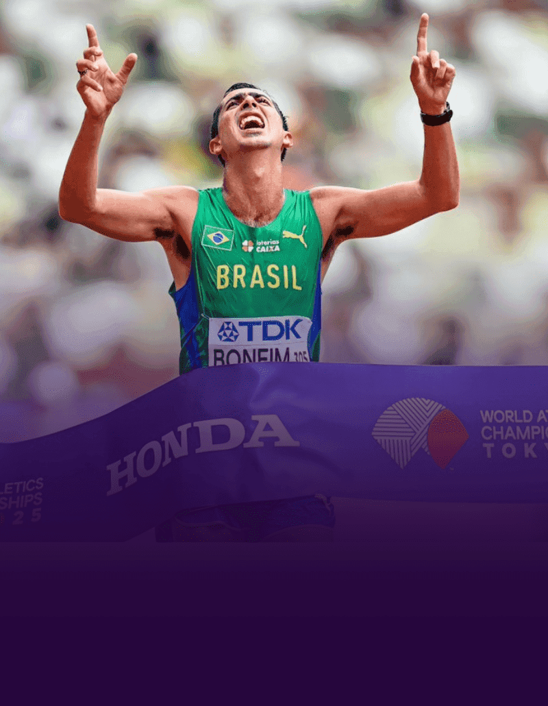 Caio Bonfim conquista medalha de bronze em mundial