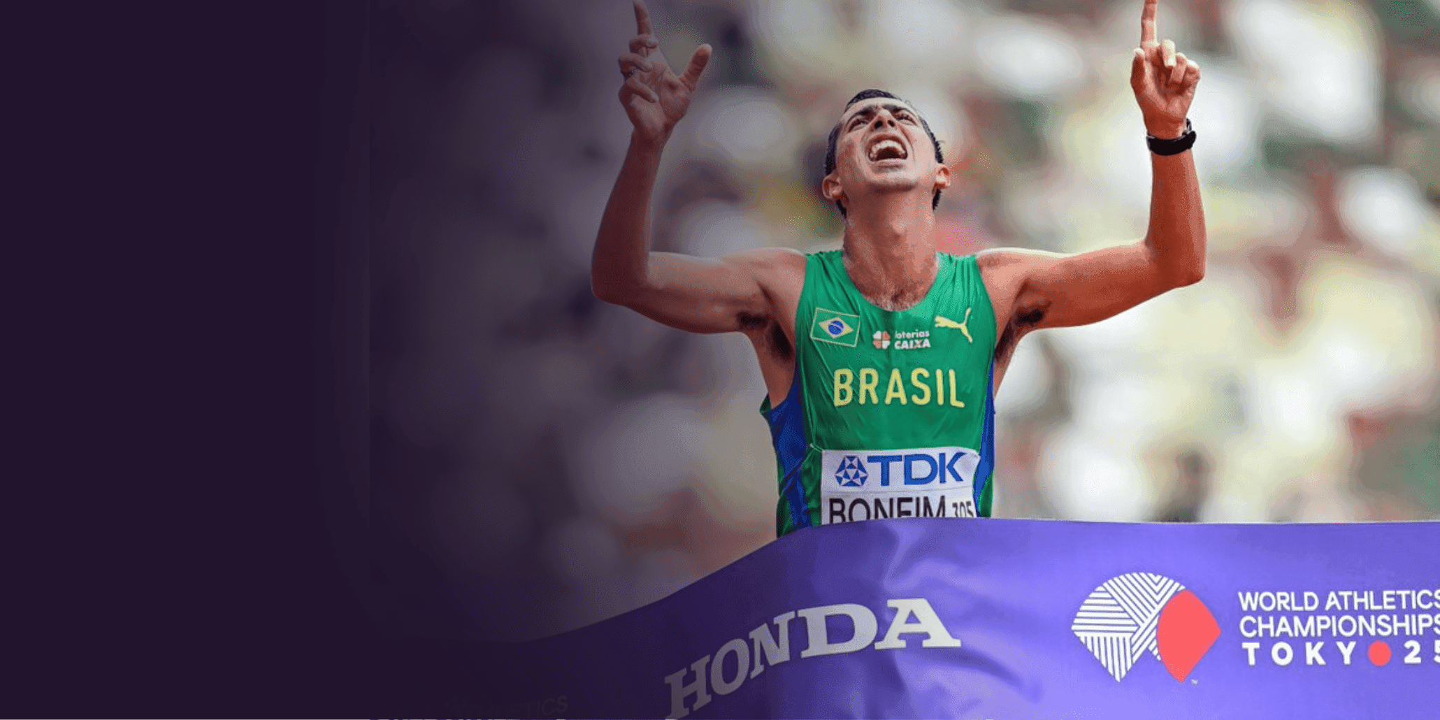 Caio Bonfim conquista medalha de bronze em mundial