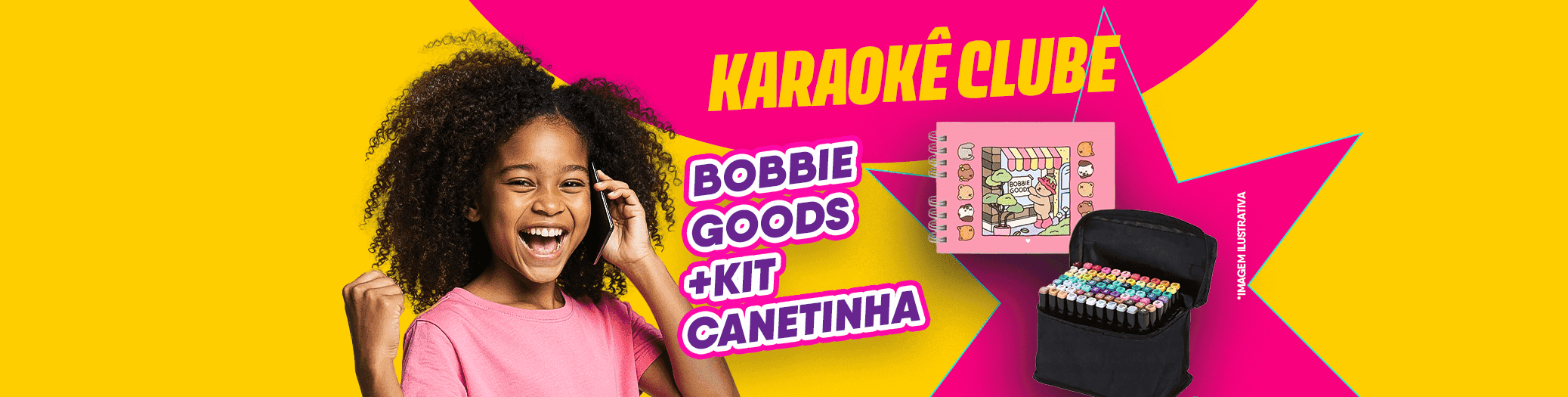 Karaokê Clube valendo Bobbie Goods