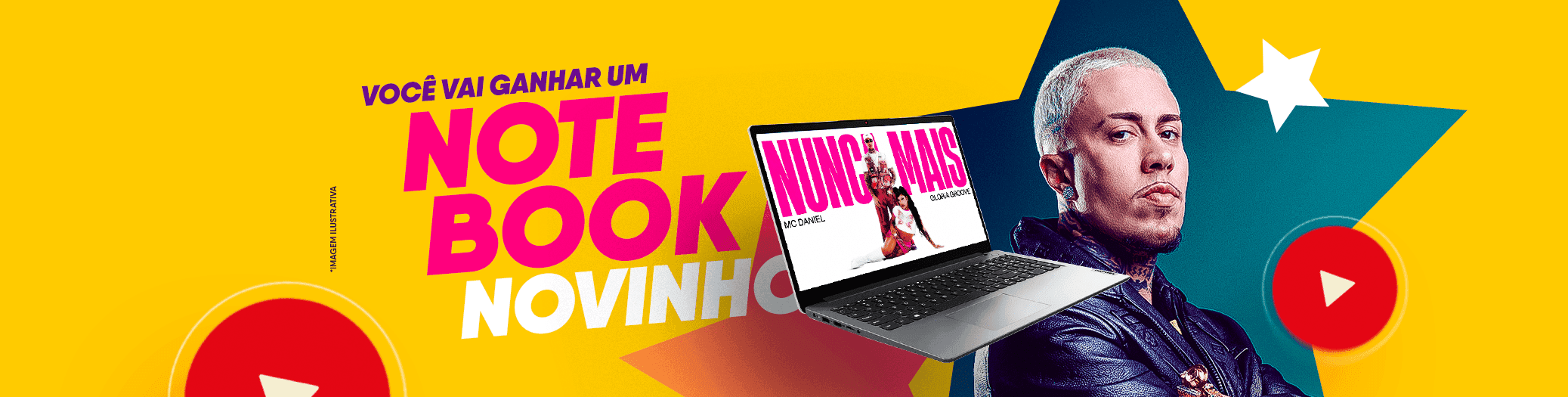 Notebook novinho com MC Daniel