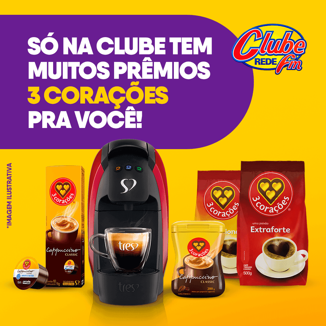 Muitos prêmios 3 corações aqui na Clube!