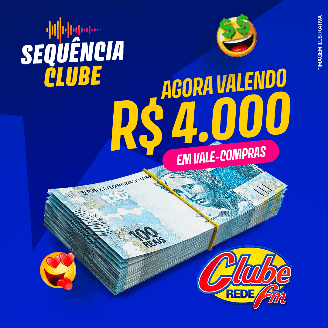 Nova sequência valendo R$4.000 em vale-compras