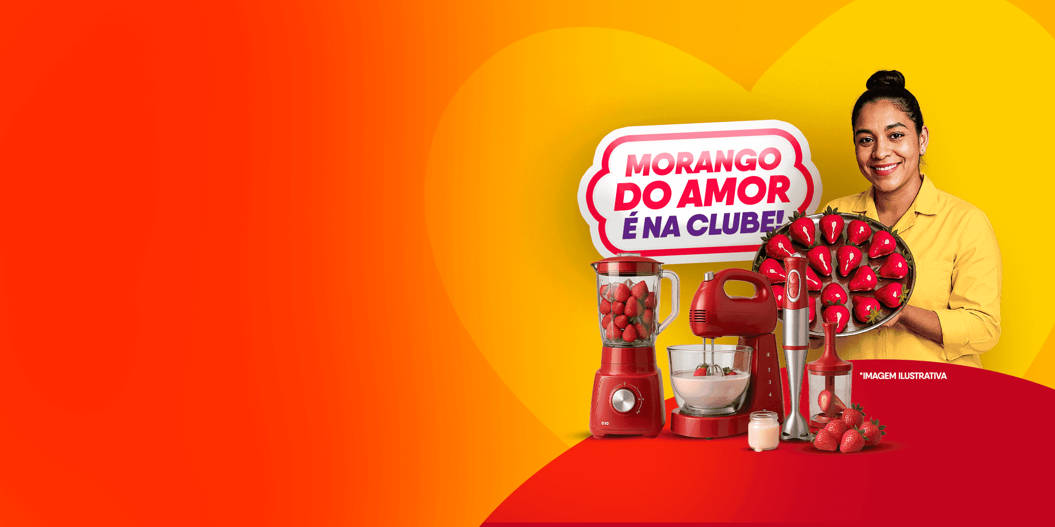 Kit Morango do Amor aqui na Clube