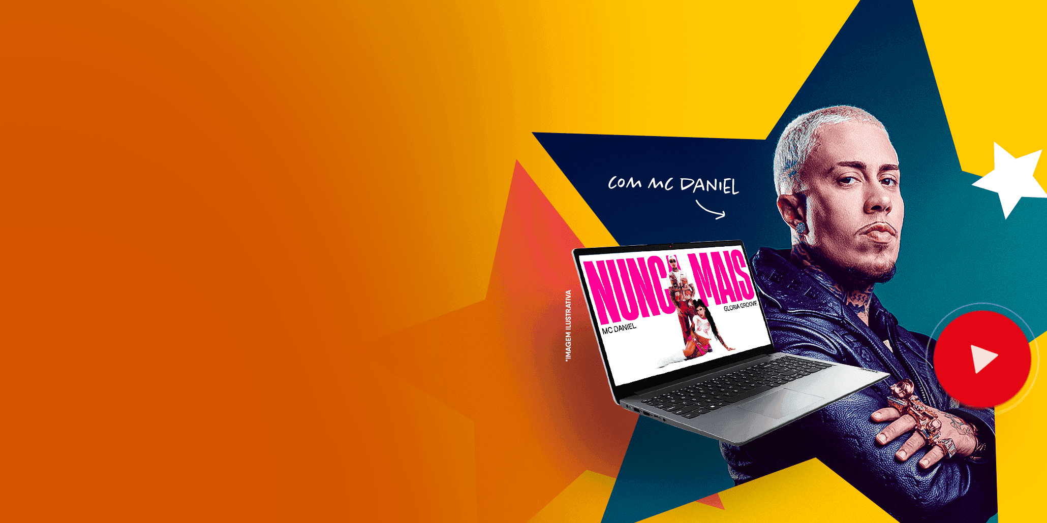 O MC Daniel vai te entregar um Notebook novinho