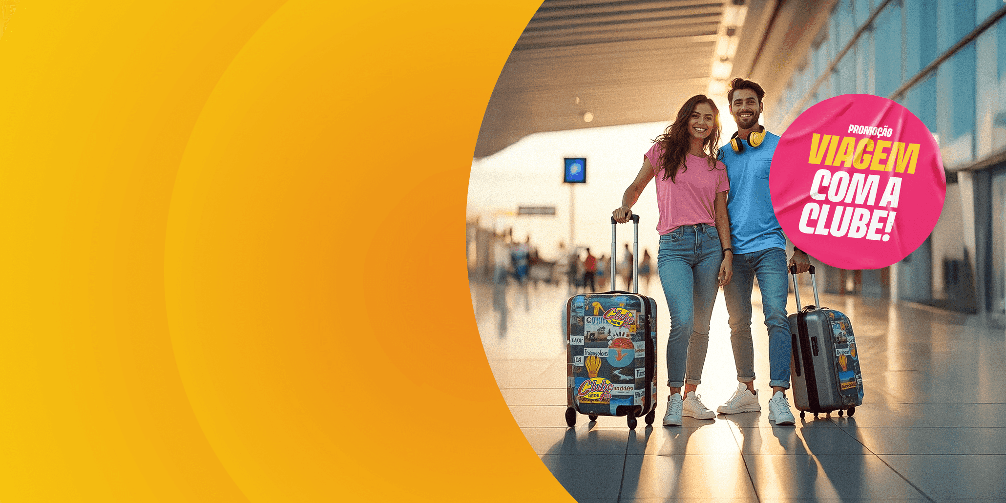 Viajar é mais que bom e viajar com a Clube é bom demais!