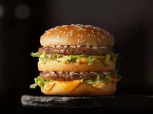 O pedido do McDonald’s chegou, mas o hambúrguer sumiu