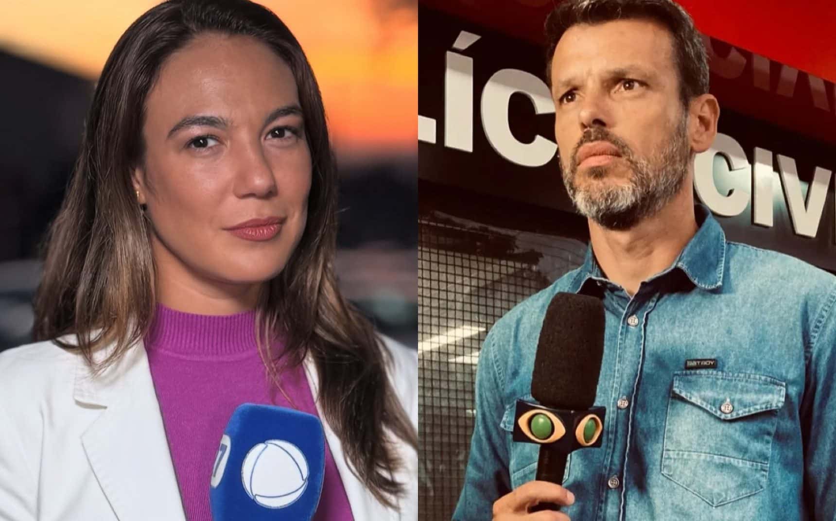 Repórteres da Band e da Record protagonizam barraco ao vivo