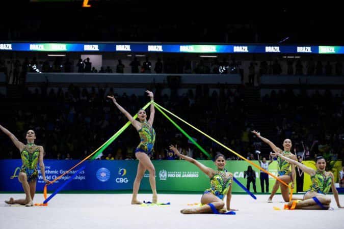 Brasileiras conquistam medalha inédita no Mundial de Ginástica Rítmica