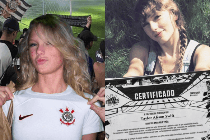 Taylor Swift é amuleto da sorte do Corinthians? Entenda a brincadeira