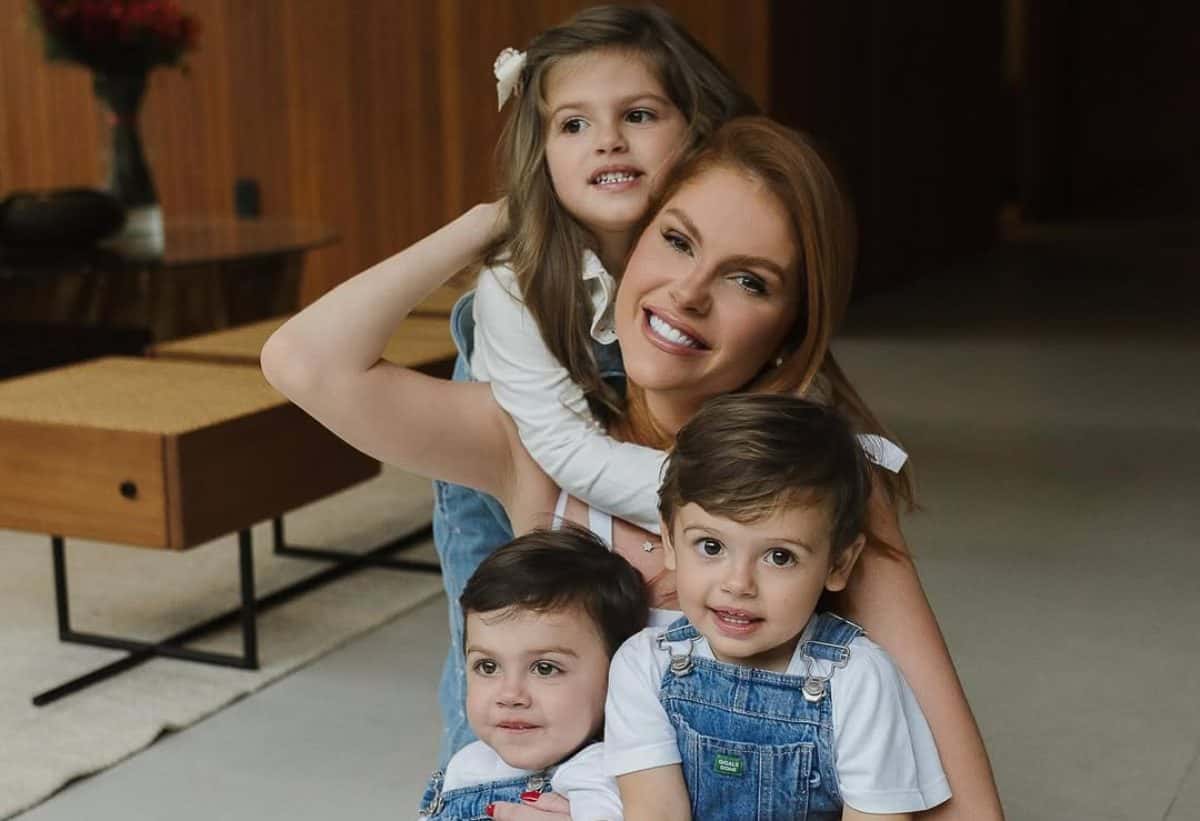 ‘Zé Povinho’, diz Bárbara Evans após web mandá-la benzer os filhos